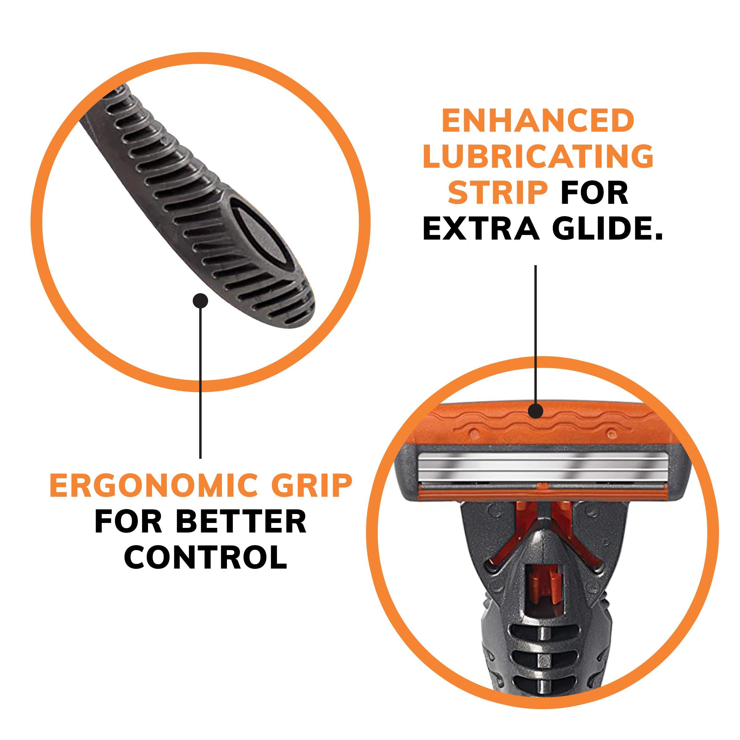 BIC BIC Hybrid 3 Comfort Disposable Razor, Men, 12-Count