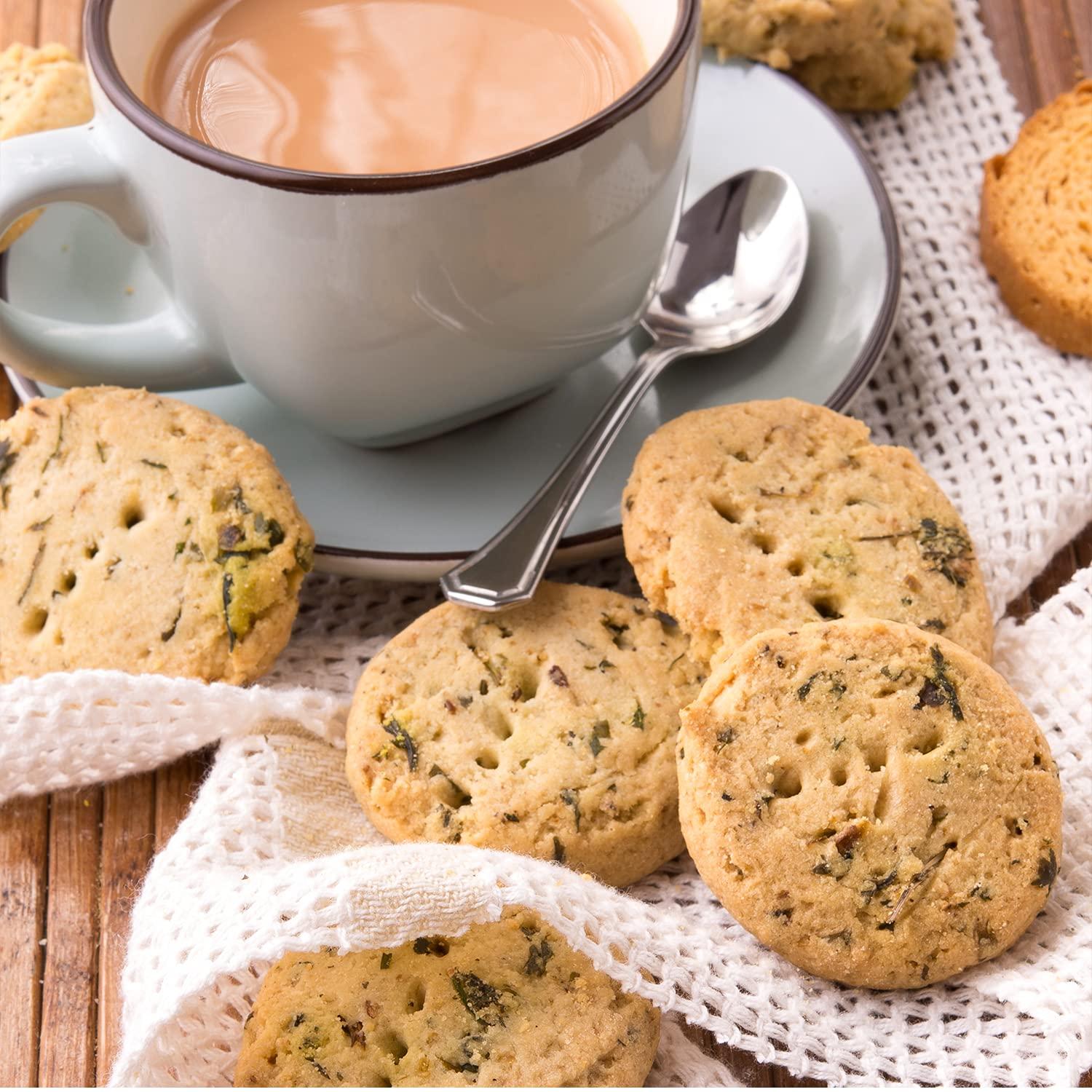 Delight Foods OG Variar & Sons Bakery Butter Khara Biscuits 300g (Spicy) - Karnataka Traditional Cookies - Crackers,Tea Biscuits