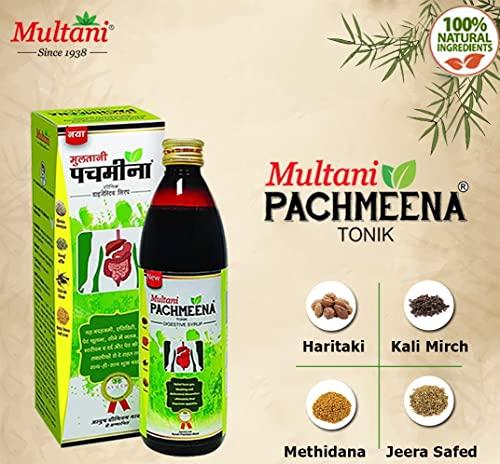 Multani Multani Pachmeena Tonik Digestive Syrup |Ayurvedic Products For Better Digestion | Relief From Gas, Bloating, Abdominal Discomfort | Improves Appetite 100% Natural & Ayurvedic | 300 Ml
