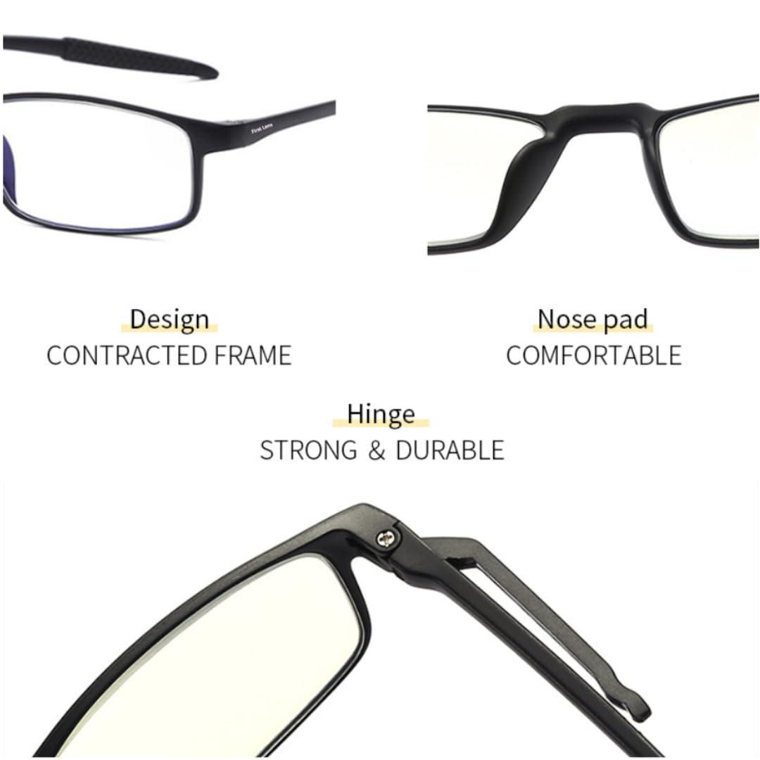 First Lens First Lens Delicate Blue-Light Reading Glasses RG_1067 (+1.00)