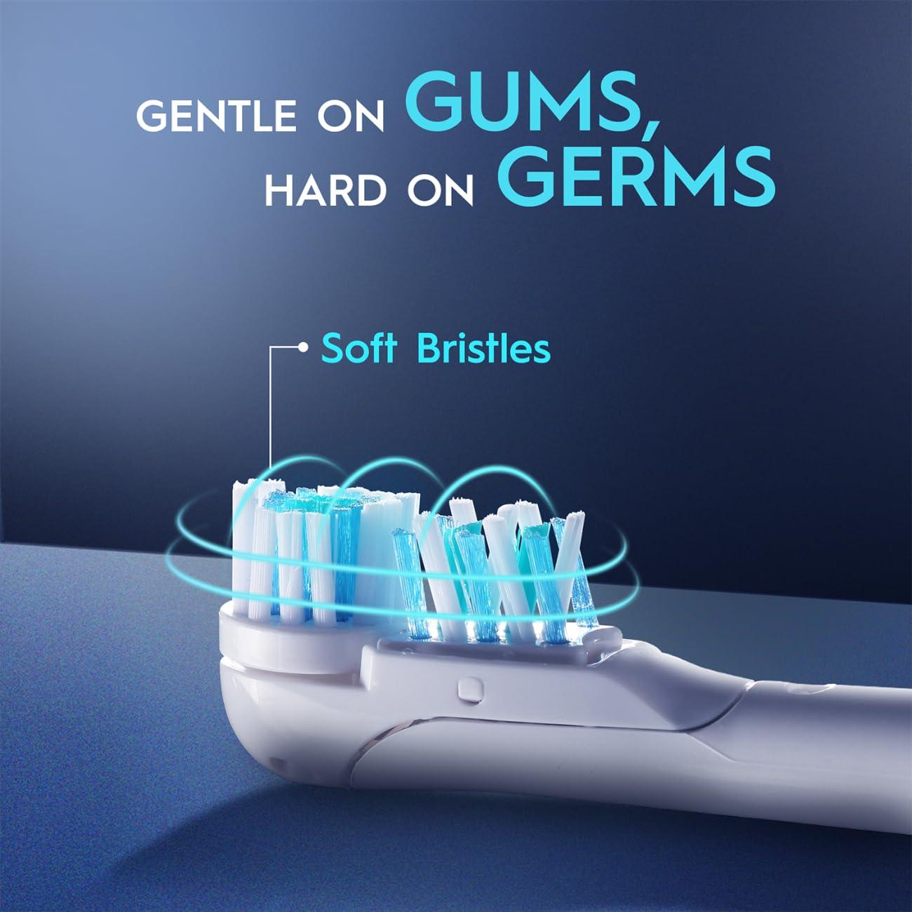 Oral-B Oral B ORIGINAL Cross Action Battery Toothbrush Replacement Brush Heads [10X POWERFUL THAN COMPATIBLE PRODUCTS], Soft Bristles, 2 Refills