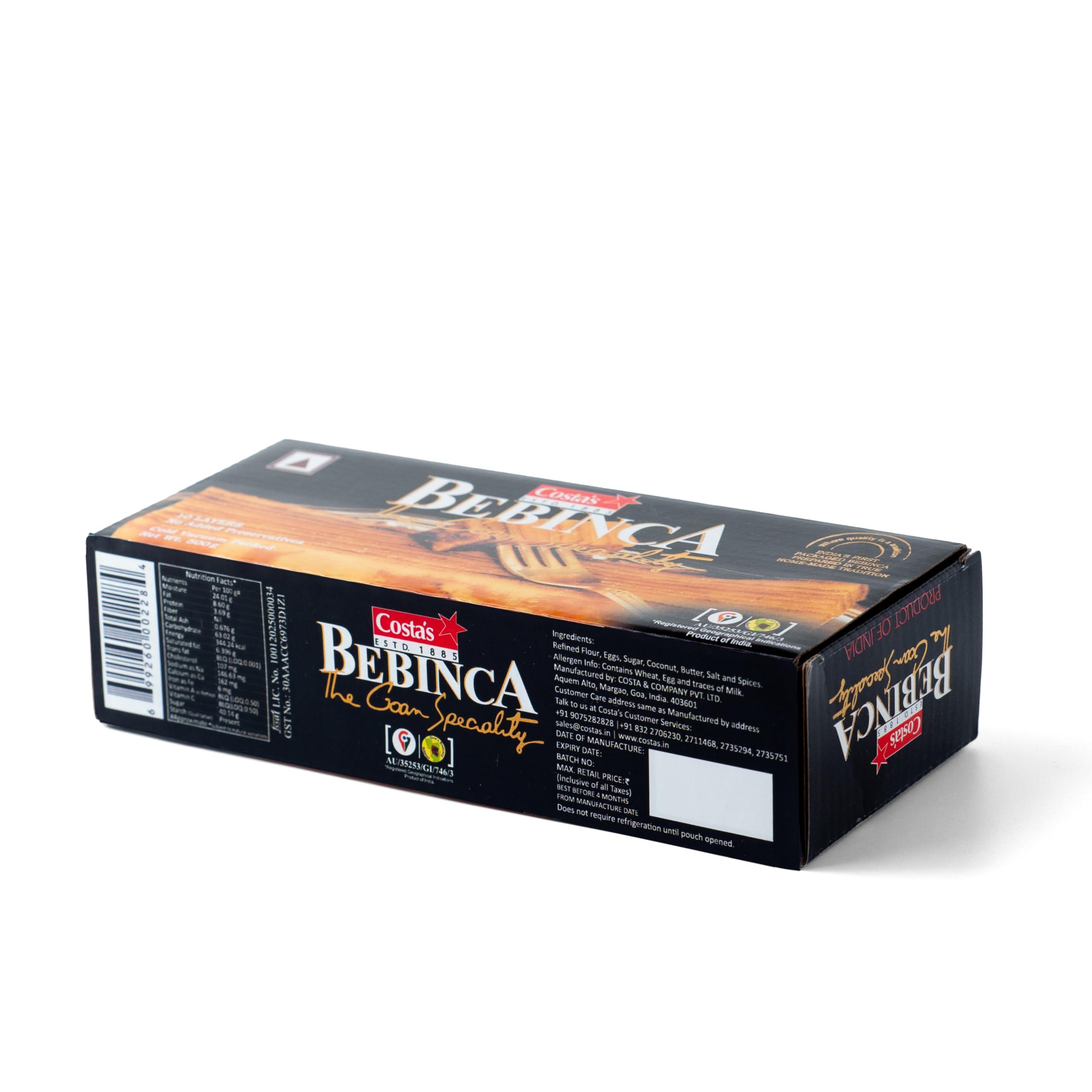 Costa's Costa's Bebinca 500g(Pack of 2) Traditional Goan Delicacy
