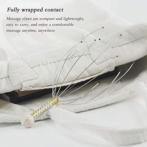 CraftsCollectionStore Crafts Collection Store (Pack of 1) Scalp Massage Machine Head Massager Scalp Scratcher 12 Fingers Head Scratcher For Head Massage Body Relaxing Hair Massage