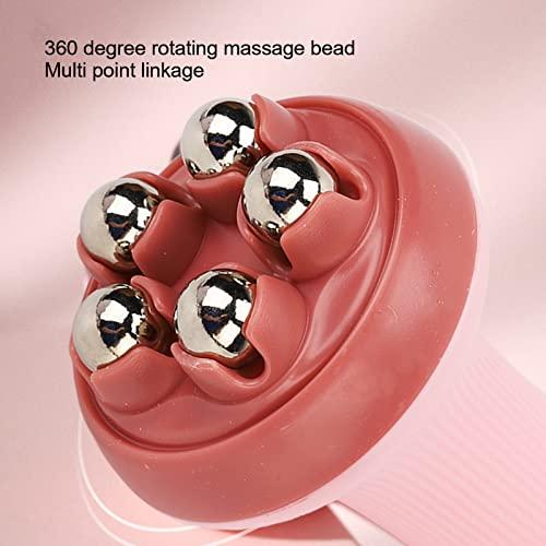 Janzoom Face Sculptor Beauty Roller, Activate Collaterals Face Massager for Relaxation Pink