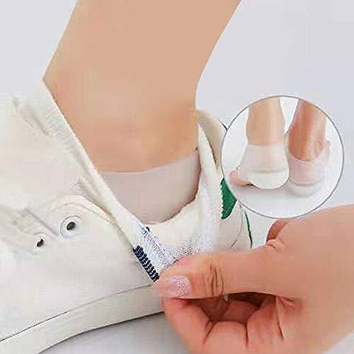 Generic 1 Pair Invisible Height Lift Heel Pad Sock Liners Increase Insole Pain Relieve For Women Men