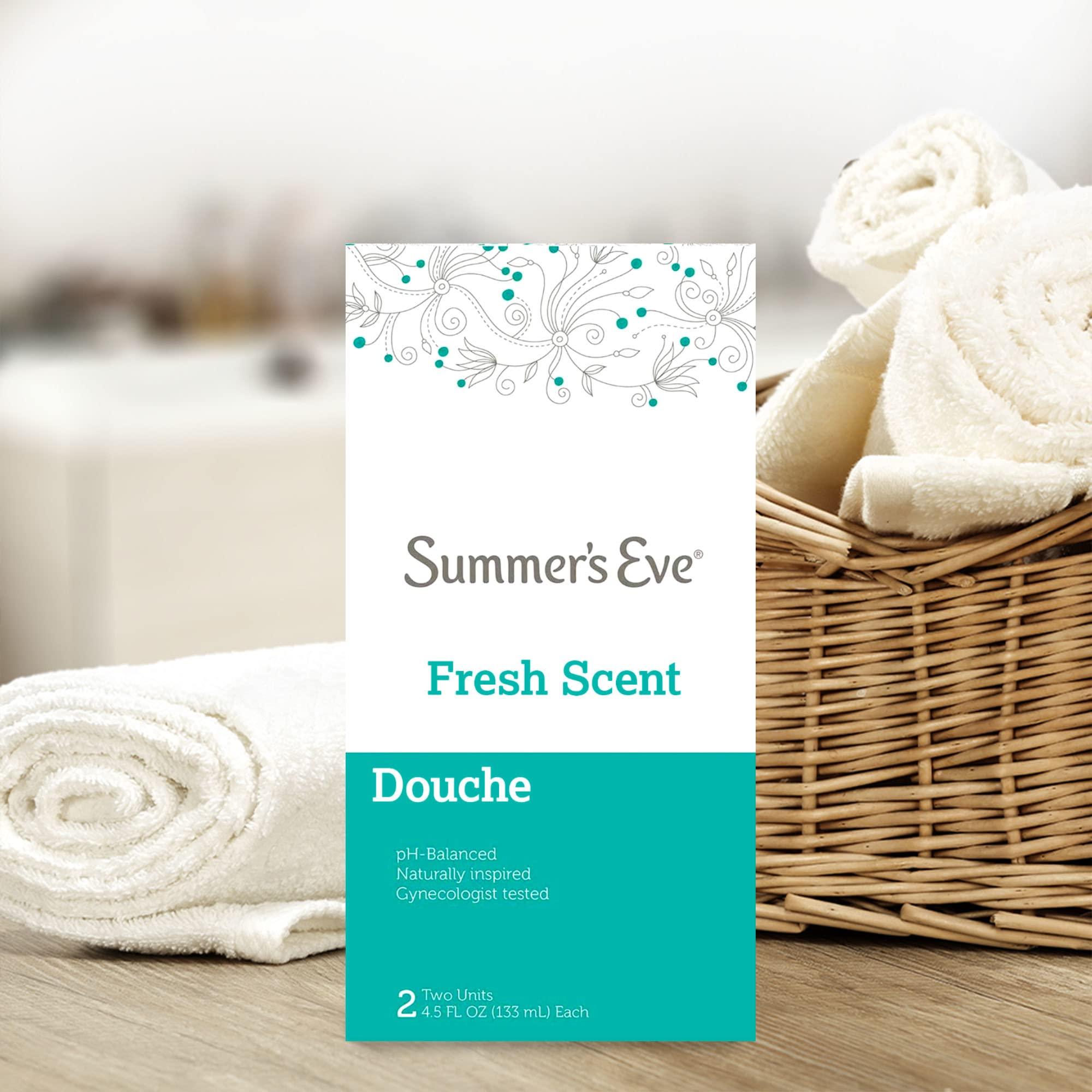 Summer\'s Eve Summer\'s Eve Douche | Fresh Scent | 4.5 oz Size | Pack of 1 | pH Balanced, Dermatologist & Gynecologist Tested