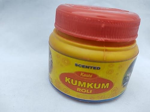 DEV POOJA STORE DEV POOJA STORE Natural & Pure (Roli) kumkum for Pooja and Tilak Roli for Puja | Kumkum Roli Powder | Pure KumKum for Tilak, Home, and Temple 100 Grams
