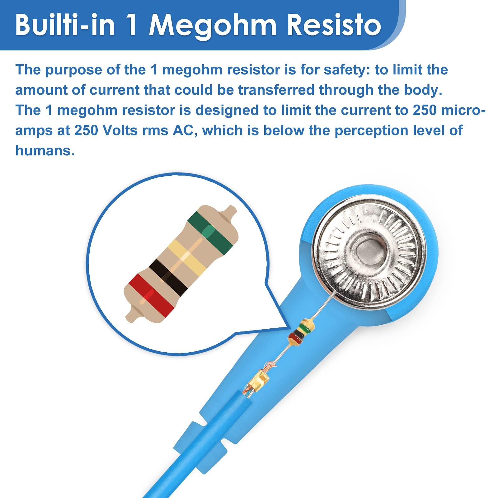 STREBITO STREBITO Anti Static Wrist Strap, 11\" Antistatic Wrist Band Grounding Bracelet ESD Wrist Strap Adjustable wristband