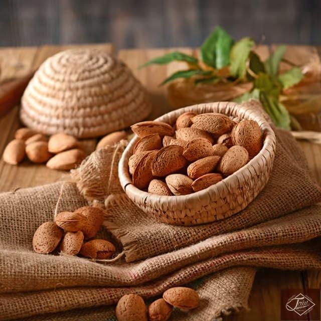 Snow Hills Kashmir Kashmiri kagzi badam in Shell (Mamra Badam) (4kg)