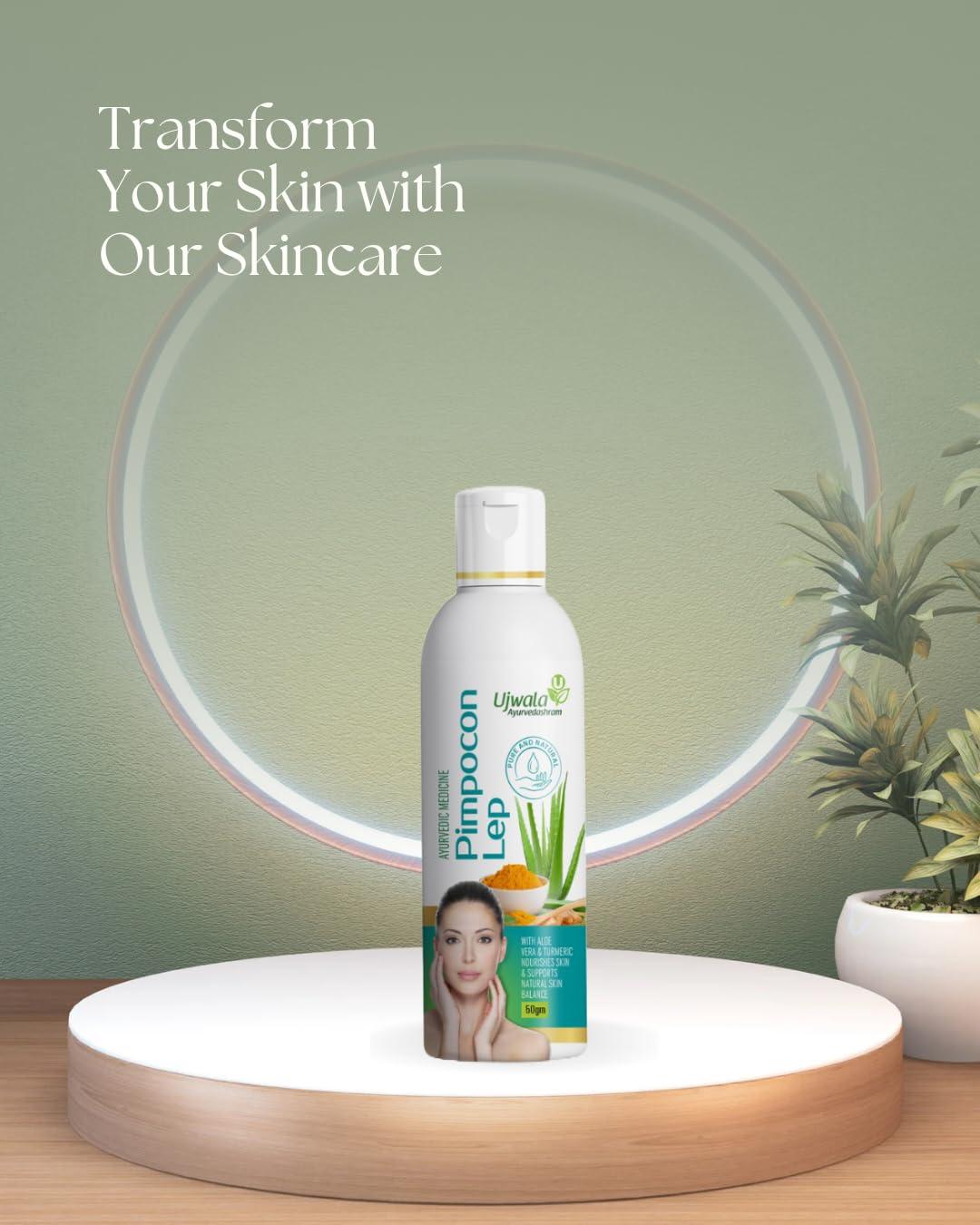 Ujwala Ayurvedashram Livcon Capsule, Assicon Syrup and Pimpocon Lep Combi Kit for Urticaria I Itchy Rashes I Hives and Liver Related Allergies (3 Item in the set)