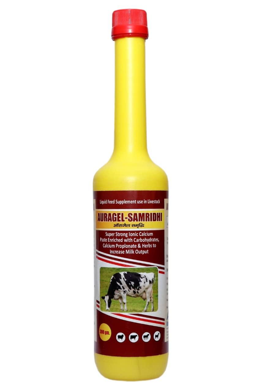 Pharma Pharma Calcium For Cow | ALL ROUND MultiVitamin & Calcium Tonic For Cow For Milk Booster | Calcium Liquid Supplement For Cows | Improve Metabolism, Digestive System, Blood Calcium Level (Pack of 3)