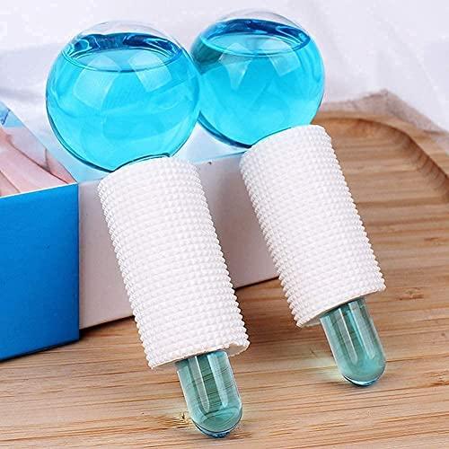 Finalize Finalize Ice Roller for Face Massager Facial Ice Globe, Smart Cool Face Roller Ball, Facial Massage Tools for for Neck, Eye Dark Circle Reduce Puffiness Anti Ageing (Pack of 2 Ball)