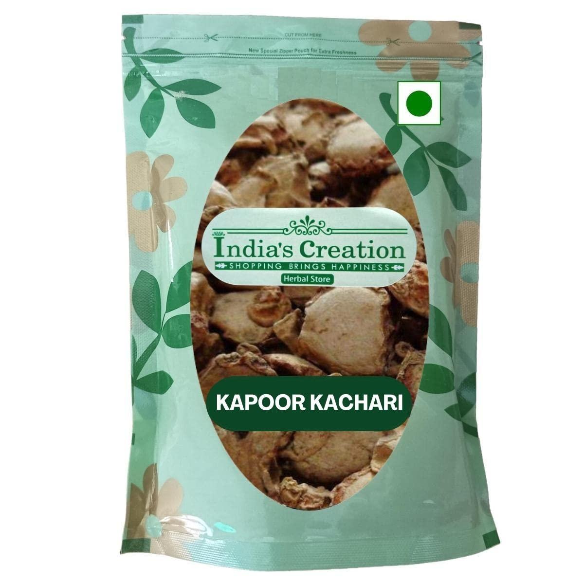 indias creation Kapoor Kachri-Ginger Lily-Raw Herbs-Hedychium Spicatum-Single Herbs-Jadi Booti (50 Gram)