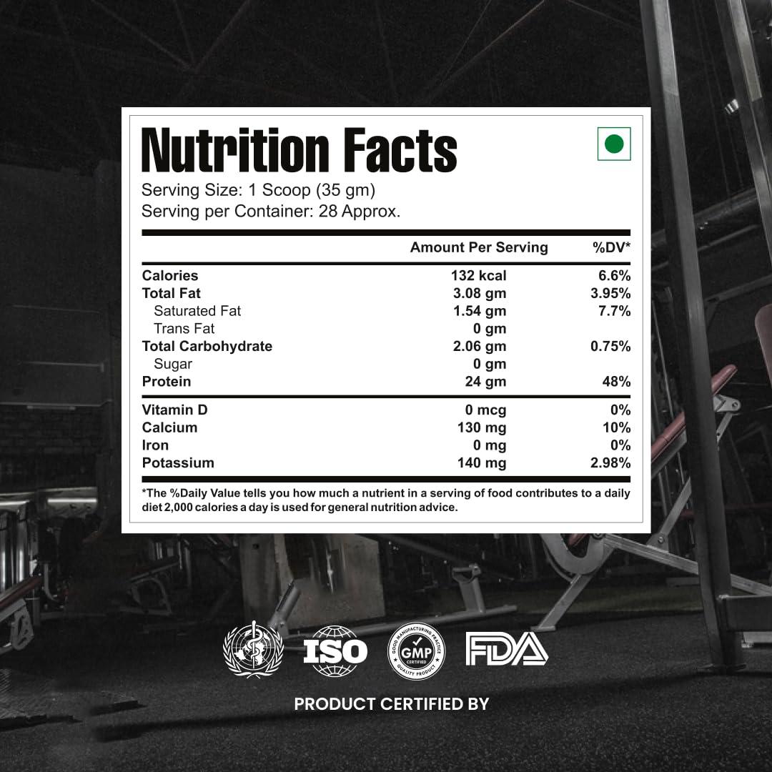 Mypro Sport Nutrition Mypro Sport Nutrition 100% Whey Protein Concentrate (24g Protein, 0g Sugar,5.5G BCAA,) Belgium Chocolate Flavor For Men And Women (1000 gm)