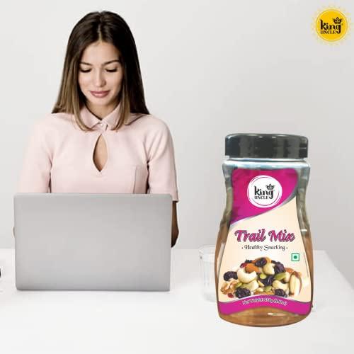 KINGUNCLE King Uncle's Daily Detox Trail Mix, Mix of 9 Nuts, Seeds & Berries, 500 grams