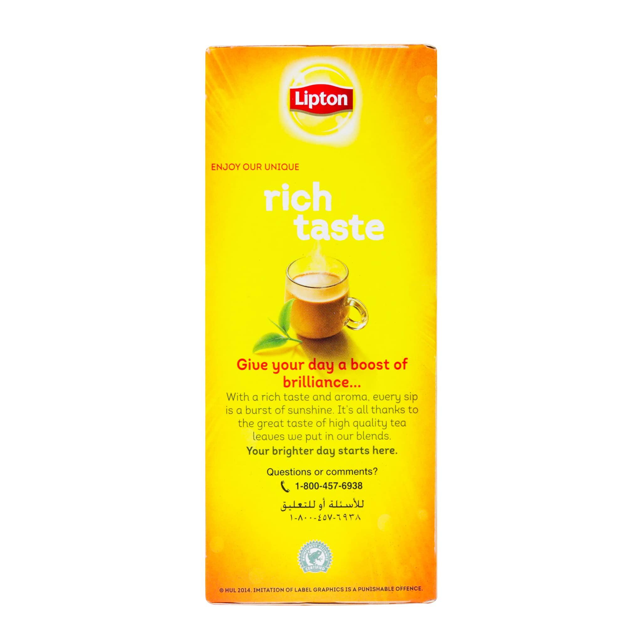 Lipton Lipton Yellow Label Black Tea Bags 100Ct (Pack Of 4) -259 Gm