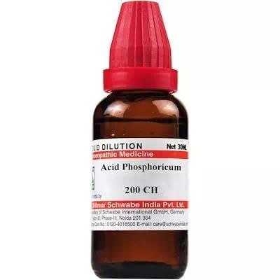 shop homeo ACIDUM PHOSPHORICUM 200C 30 ML SCHWABE || Shophomeo