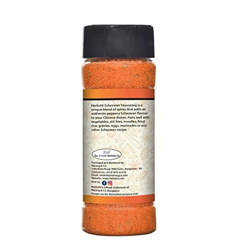 HerbsHi HerbsHi Schezwan Masala Powder for vegetables, stir fries, noodles, fried rice, gravies, eggs, marinades 55 Gm X 1