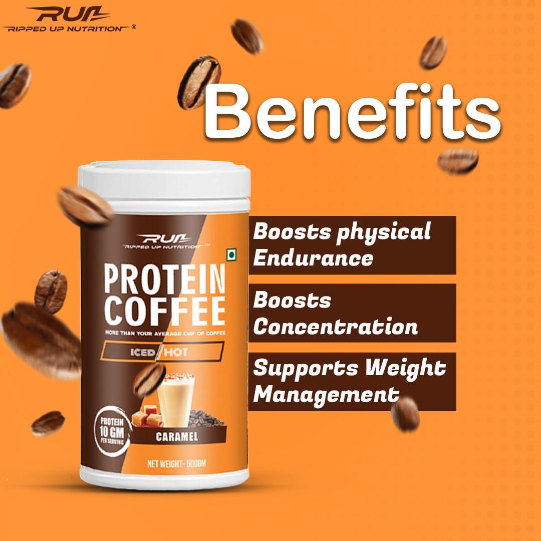 Ripped Up Nutrition Ripped Up Nutrition- Protein Coffee (Caramel, 500gm)