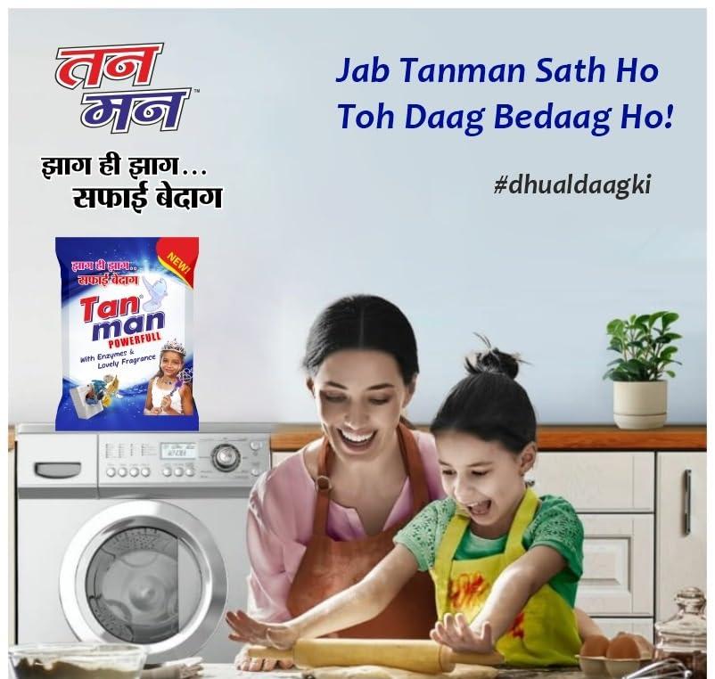 Tan man Tan Man Detergent & Superfine Washing Powder - 1 Kg (Pack of 3)