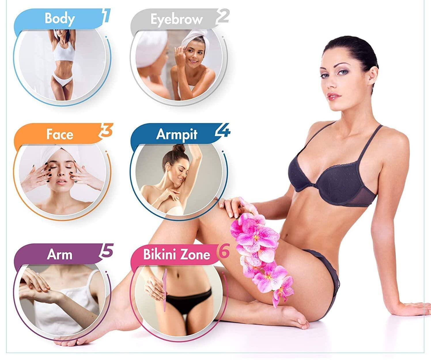 Tifurko Tifurko Face Razor Eyebrow Razor Facial Razor Painless Hair Remover Small Hair Trimmer Multipurpose Shaver Fine Hair Cutter Sharp Edge Razor Skin Friendly for Men & Women(pack of 3)