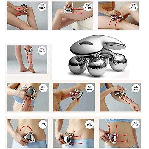 PARATPAR MALL PARATPAR MALL 4D Massager diamond full body massage roller facial anti-wrinle smooth skin beauty shiatsu