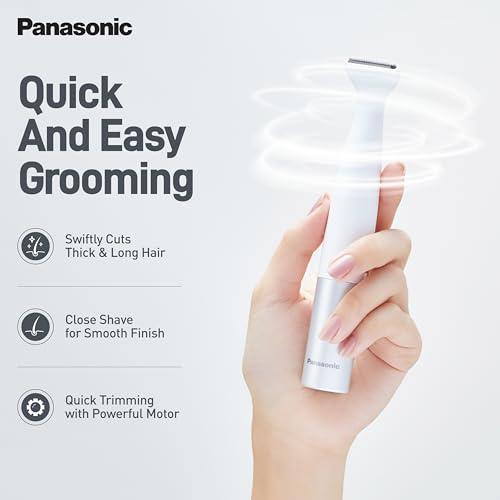 Panasonic Panasonic ES-WV62-H24B Bikini Trimmer and Shaver for Women, 4 Attachments for Gentle Grooming in Sensitive Areas, Waterproof Design