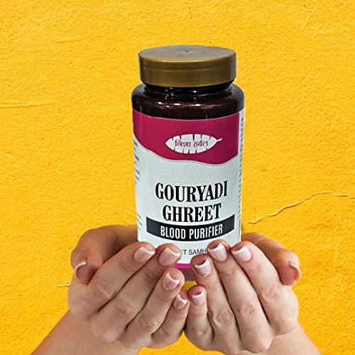 DR UPAGADE\'S Nisha Herbal\'s Gouryadi Ghreet for pitta Shamak | Ayurvedic herbal Blood Purifier (300 ml)