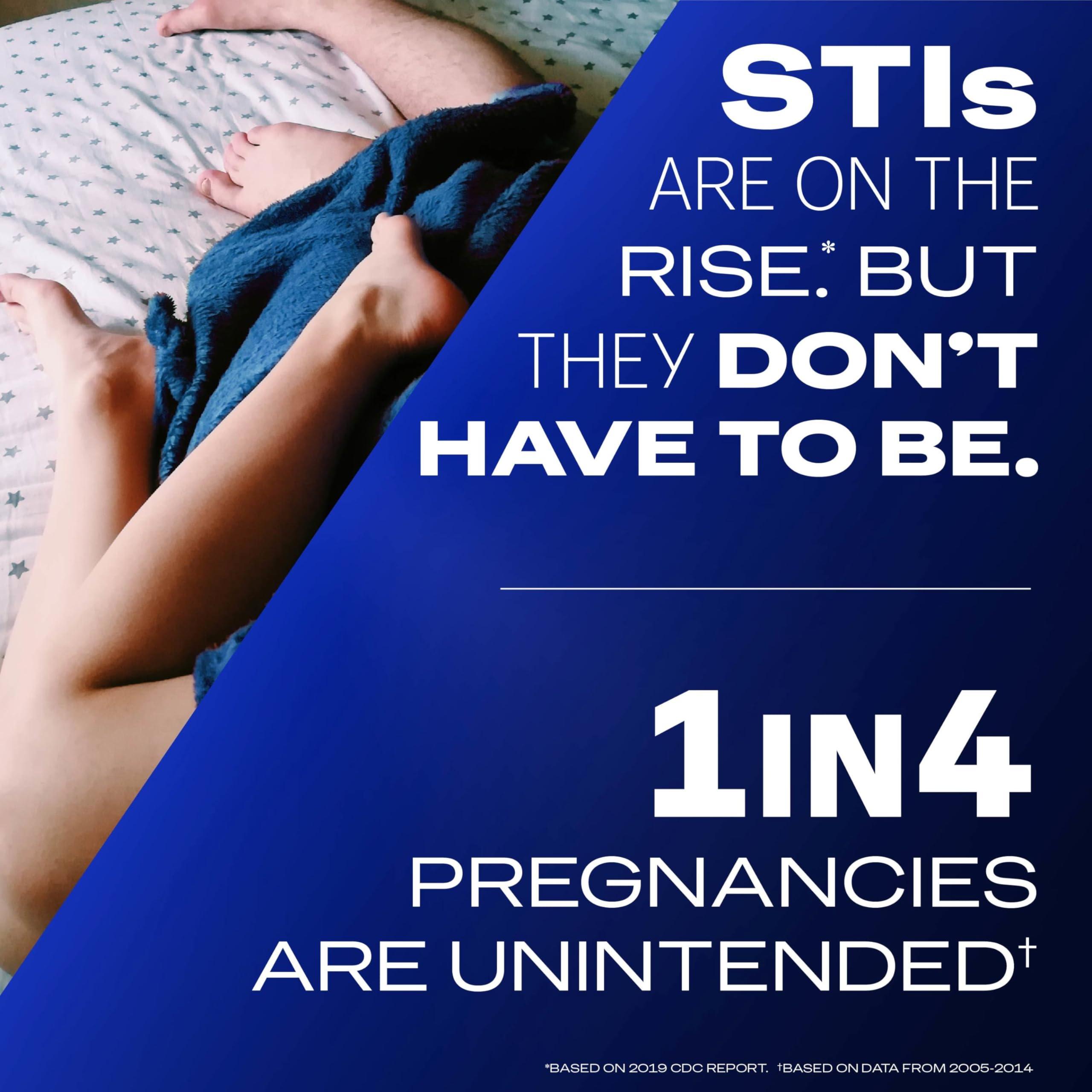 Durex Durex Intense Sensation Extra Large Dots Ultra Fine Lubricated Latex Condoms, 3 Count