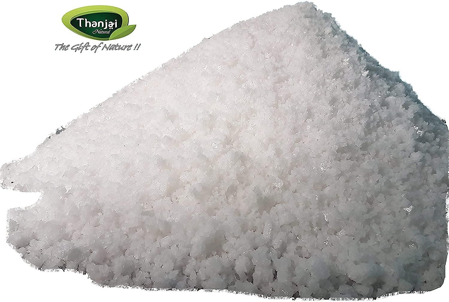 Thanjai Natural Thanjai Natural Indian Sea Salt 5kg (1Kg X 5) Aids Digestion, Flatulence, Rich in Natural Iodine, Potassium, Magnesium, Unprocessed Table Salt (1kg Jar x 5)