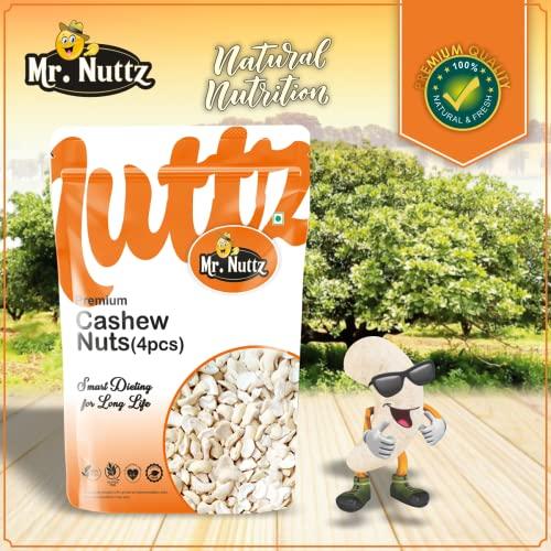 Mr.NUTTZ Mr.Nuttz Premium 4pc Broken Cashews Nut Tukda Kaju 1kg (Pack Of 2-500g Each)