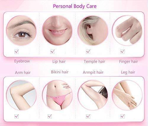ANUGRAH MART ANUGRAH MART Sweet Sensitive Precision Beauty Styler Hair Removal Bikini Trimmer for Women (Pink)