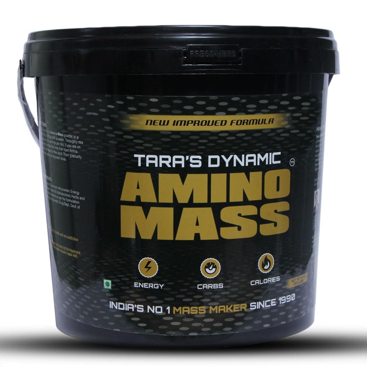 Generic AMINO Mass Gainer Protein Powder Supplement with Dietary Fibre and Vitamin and Minerals (1000g)