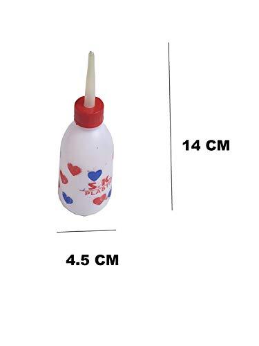 advancedestore Empty Plastic Oil Bottle Oil Drop 14 cm Long Pack of 5 Pieces