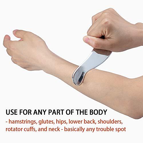 Allshow Allshow Gua Sha Tools, Stainless Steel Scraping Massage Tool, IASTM Tools, Myofascial Scraping Tools To Physical Therapy, Scar Tissue and Soft Tissue