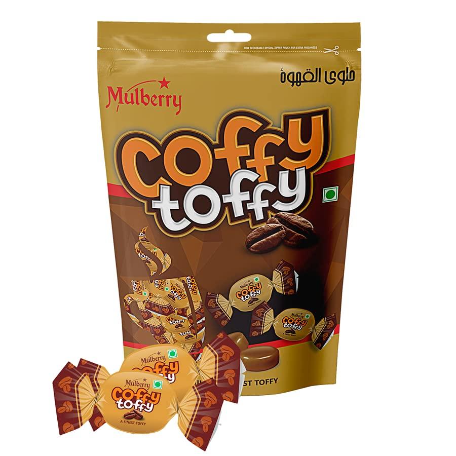 Mulberry Mulberry Toffee Combo | CN Coconut Secret, Milkyfun Eclairs, Chocolaty Eclairs, Coffy Toffy Standy Zipper Pouch Combo Pack | 536g