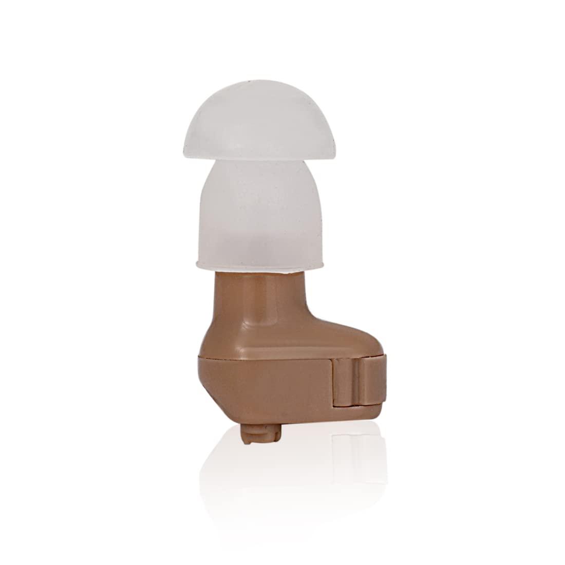 Aika AIKA Invisible Smallest Mini Hearing Aid Completely In the Canal Mild to Severe Hearing for Old Age, Ear Hearing Machine, Hearing Aid Machine (Right Single Ear Hearing Aid) (3 Months Warranty) (With Special Power Kit Worth Price 499 Free)