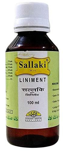 Gufic Biosciences Gufic Sallaki Oil Liniment, 60ml (Gufic Healthcare, Gufic Biosciences Limited) | Useful in Joint Pains and Inflammation. (Pack of 4)