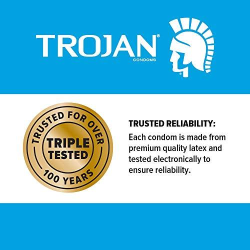 Trojan Trojan Double Ecstasy Lubricated Condoms - 10 Count