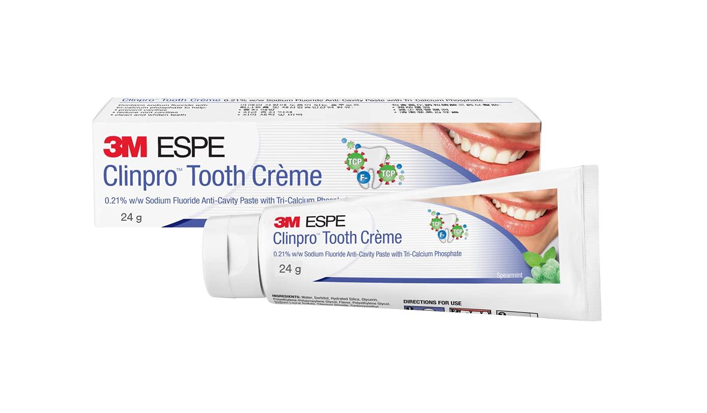 Clinpro Clinpro 3M Tooth Creme 0.21% NaF Anticavity Toothpaste - 24 g (Vanilla Mint), white