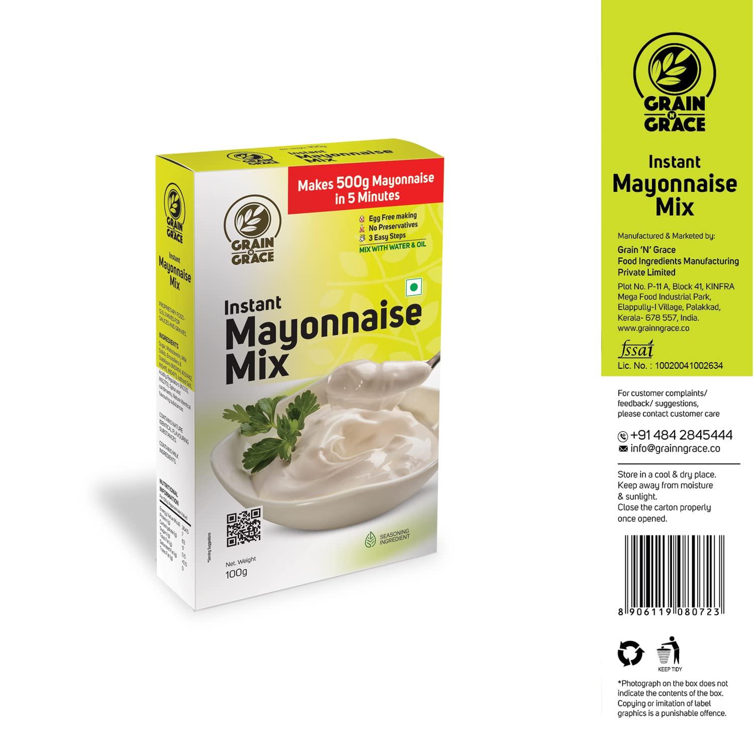 Grain 'N' Grace Grain n Grace Instant Mayonnaise Mix (100g)