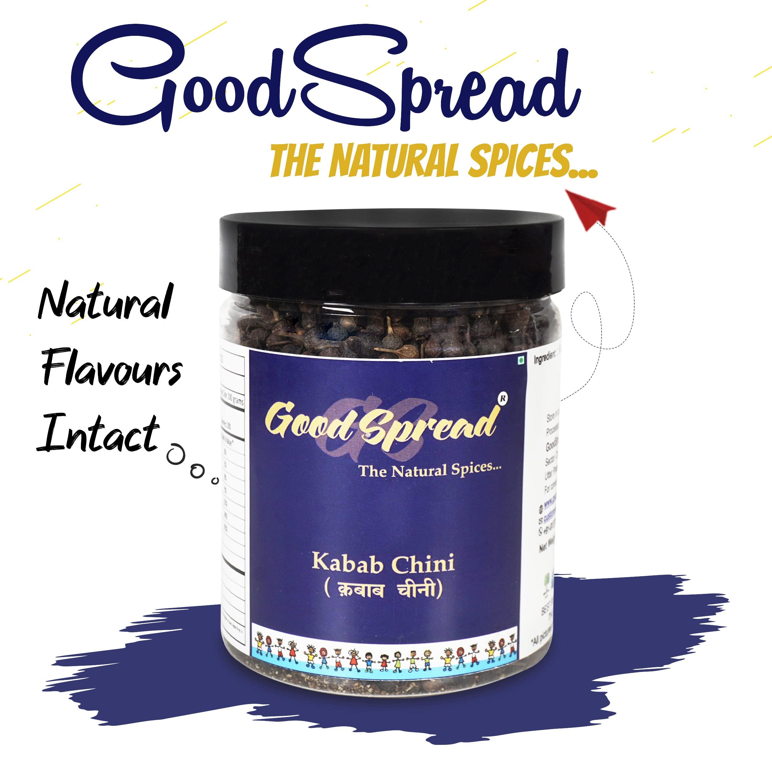 GoodSpread GoodSpread | Organically Grown | Kabab Chini | 200 grams | Cubeb | Kebab Chini | Shital Chini | Long Tailed Pepper | Sarvsugandhi | Java Pepper | Kubeb Berries |