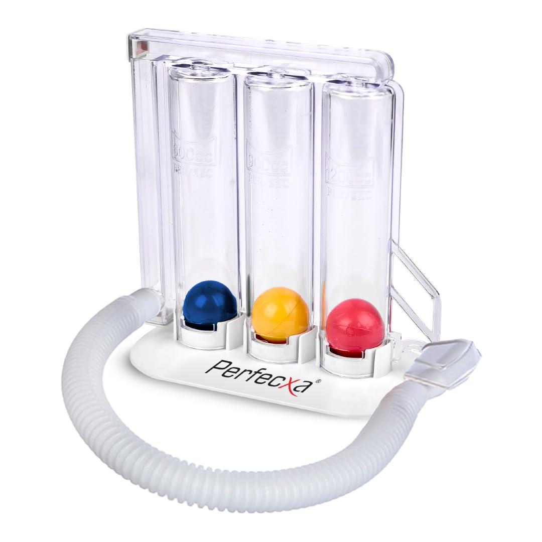 Perfecxa Perfecxa Respirometer 3 Ball Lung Exerciser Respiratory Exerciser Spirometer