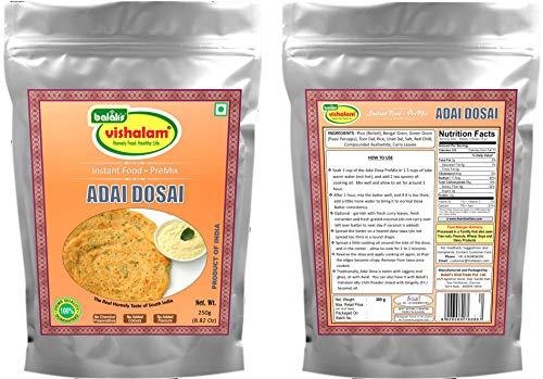 Balali's Vishalam Balali's Vishalam Instant Breakfast-Premix 5 x 300g Combo (Adai Dosa, Ven Pongal, Arisi Upma, Rava Upma, Semiya Upma)