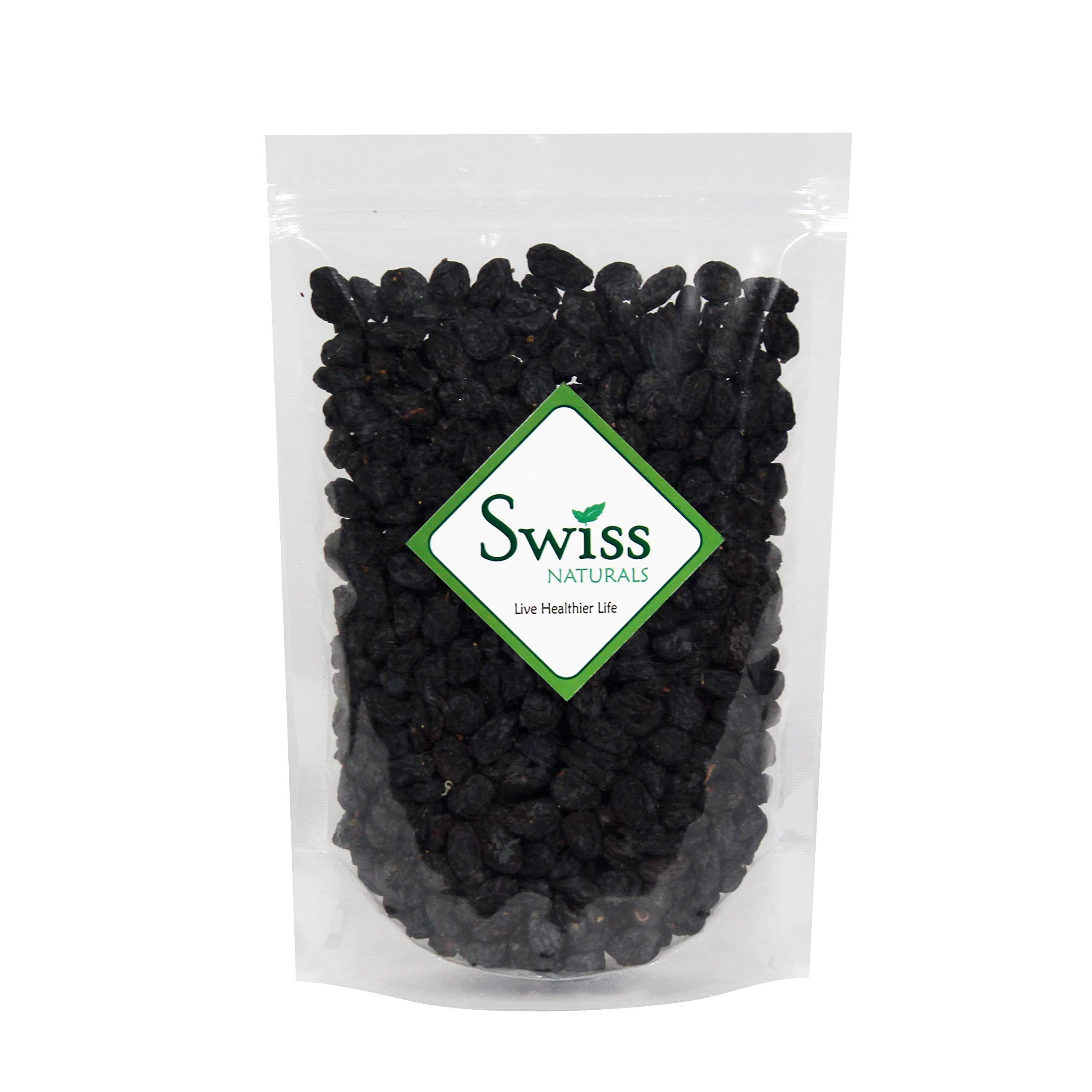 Swiss Naturals Swiss Naturals Afghani Black Raisins Seedless (Kali Kishmish Without Seeds) 400g