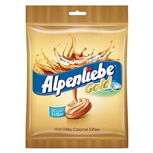 Alpenliebe Alpenliebe Gold Candy, 184 G (46 Pieces ) (Pack Of 5), Caramel
