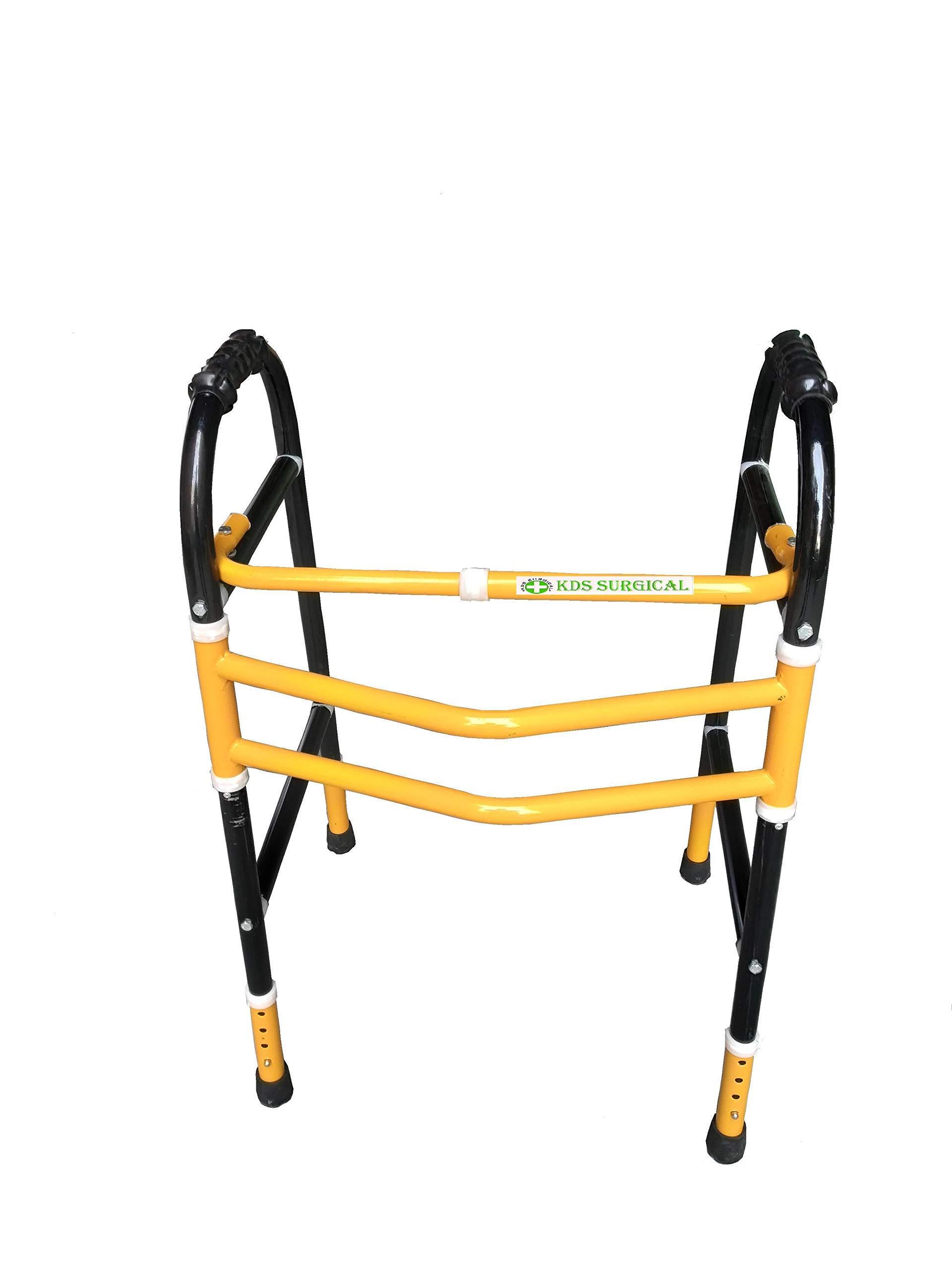 KDS SURGICAL Kds Surgical Height Adjustable Walker Walker For Unisex- Yellow