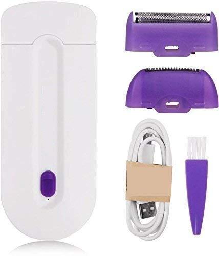 DADA SALES DADA SALES Rechargeable Instant Pain Free Hair Remover Shever Instant Painless Facial All Body Hair Remover/Trimmer Shaver Machine with Sensor Light for Men and Women (DADA-37)