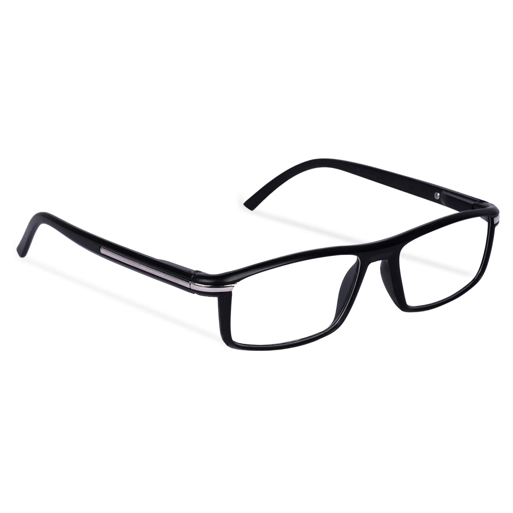 FREDDY FREDDY Full Rim reading glasses for Men and women (Black, 1.50)