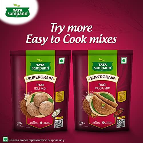 Tata Tata Sampann Supergrain Ragi Dosa Mix, Instant Ready to Cook Mix, 180g